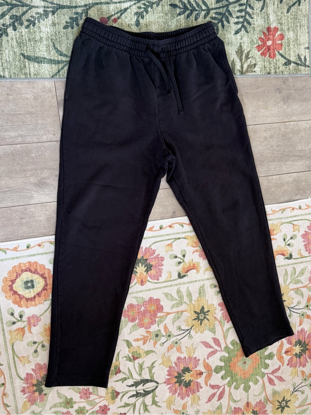 Tek Gear Men’s Ultra Fleece Black Drawstring Jogger Sweat Pants Size Medium
